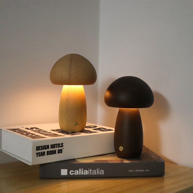 Portobello Wood Mushroom Night Light