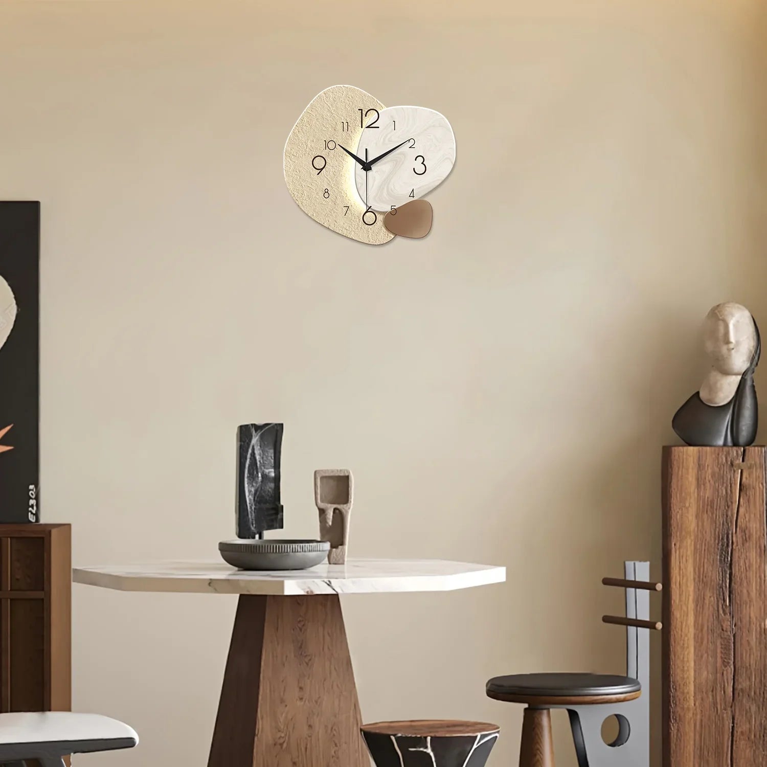 TempoStone Textured Wall Clock