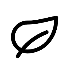 Durable materials leaf icon