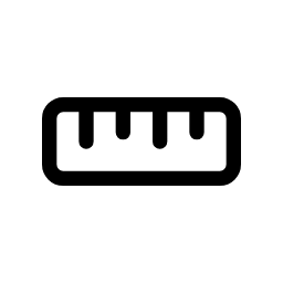 Easy setup ruler icon